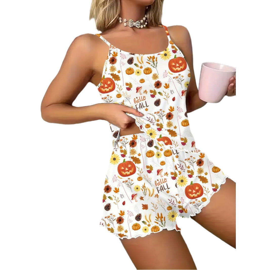 Women's Printed Cami Pajama Pants