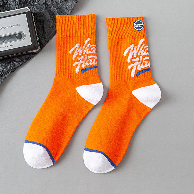 Men's Spring And Summer Mid Cylinder Men's Cotton Socks Four Seasons