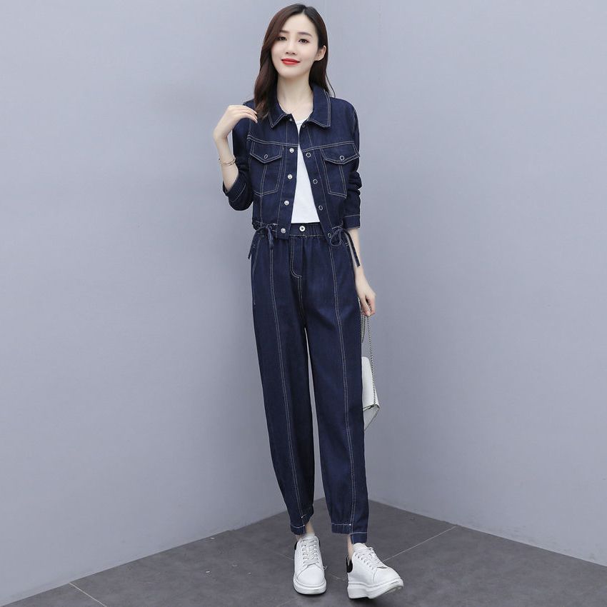 Women's Casual Fashion Show High Temperament And Light Mature Style Two-piece Suit