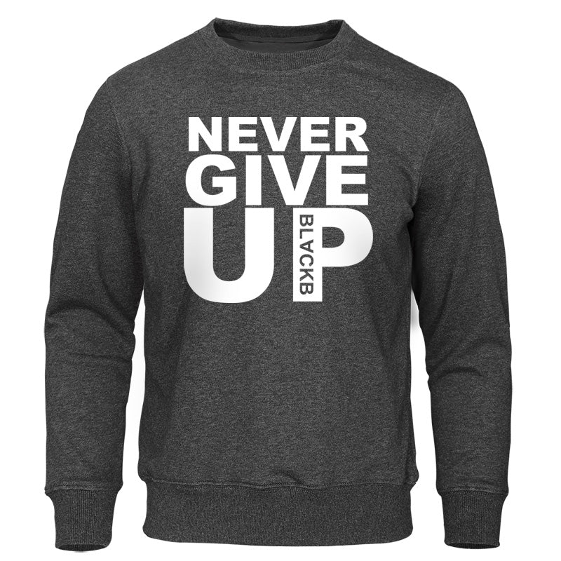 Autumn Winter Men Casual Hoodie You'll Never Walk Alone