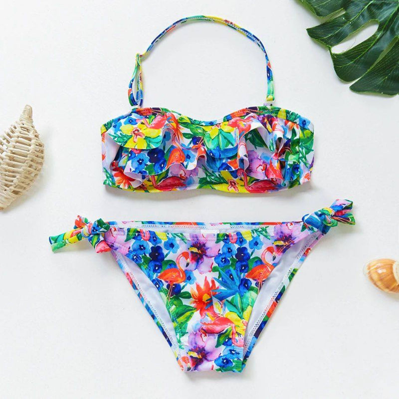 Two-piece Swimsuit Set Specially Designed For Girls And Children