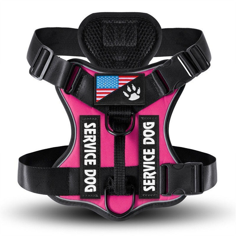 Large Dog Tactical Chest Strap Vest