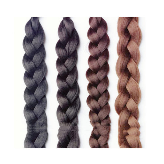 Wig With Scratch Clip Boxing Braid