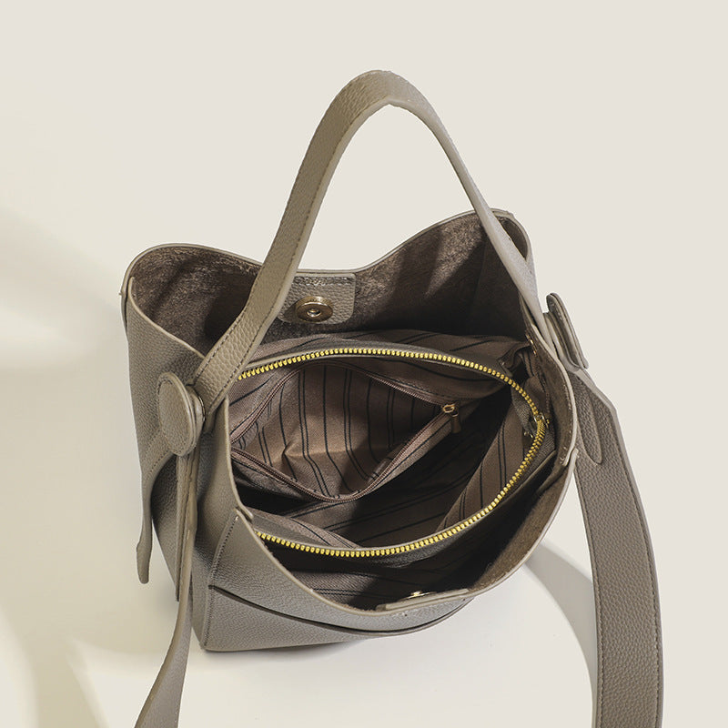 Special-interest Design Bucket All-match Messenger Bag