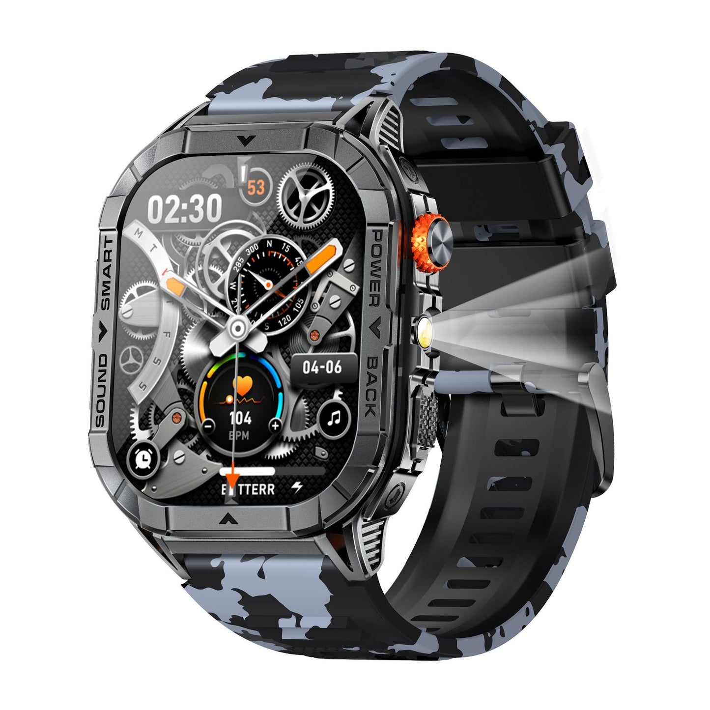 K70A Smartwatch With Heart Rate Monitoring And Bluetooth Calling