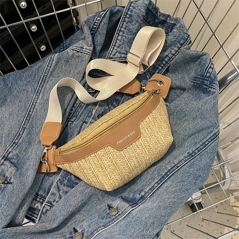 Fashion Straw Women's Bag Western Style Weaving
