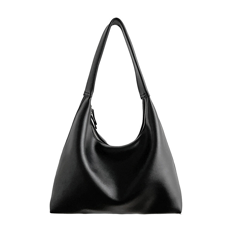 Simple Soft-leather Shoulder Bag For Women Versatile And Niche
