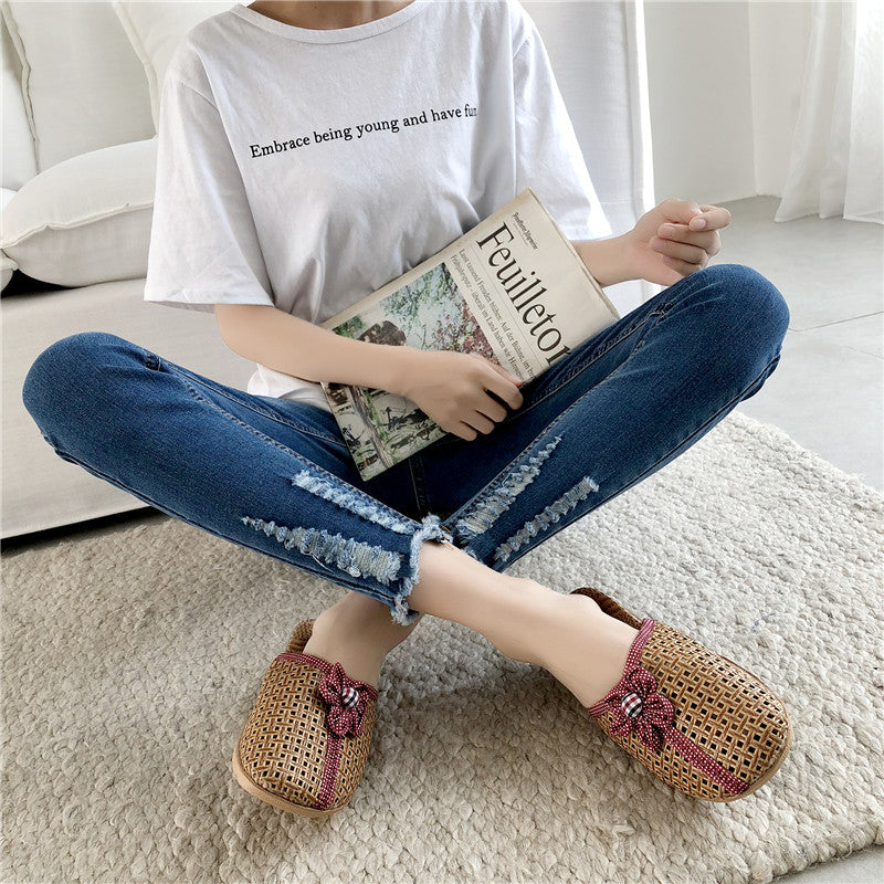 Non-slip Linen Grass Woven Couple Linen Home Floor