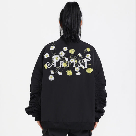 Embroidered Baseball Uniform Coat Men's Spring And Autumn