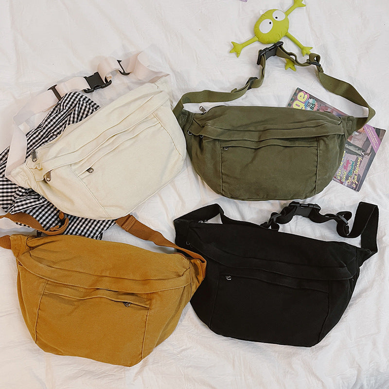 Japanese Chest Bag Men's Casual Large-capacity Street Trend Messenger