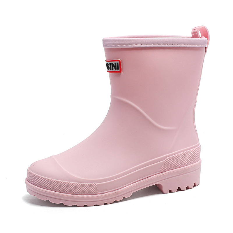 Fashion Korean Women's Fashion Short And Mid-calf Length Rain Shoes