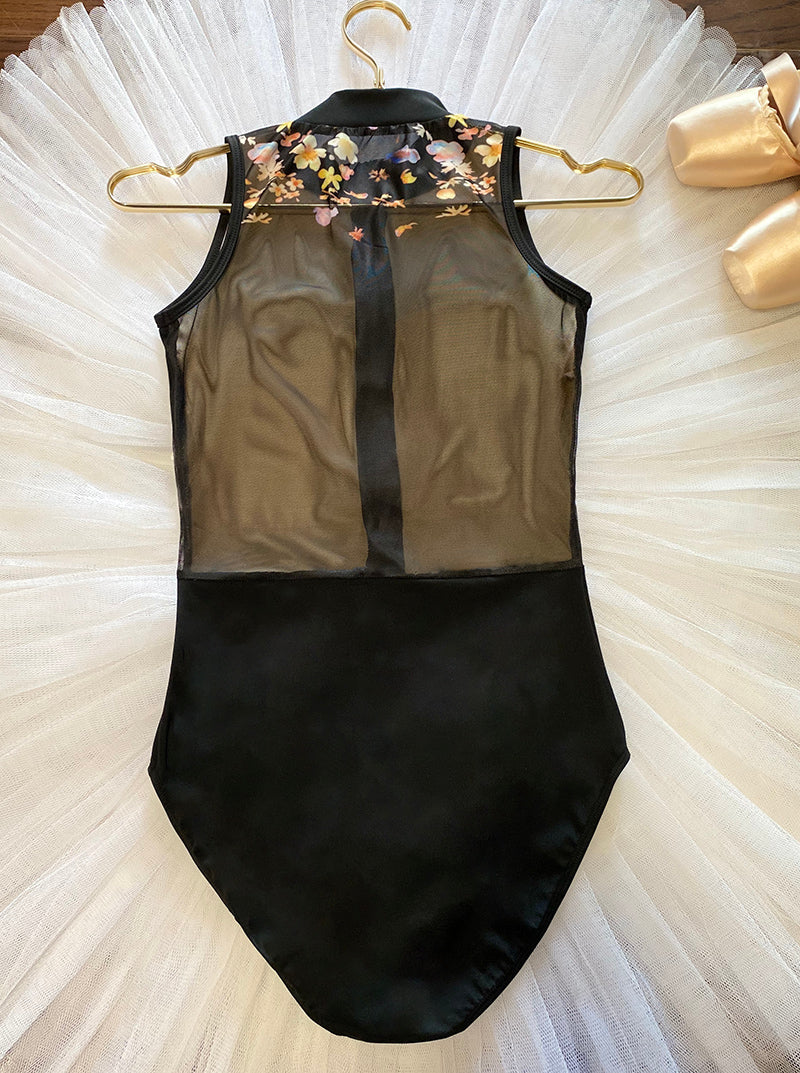 Women's Ballet Art Exam Training Turtleneck Jumpsuit