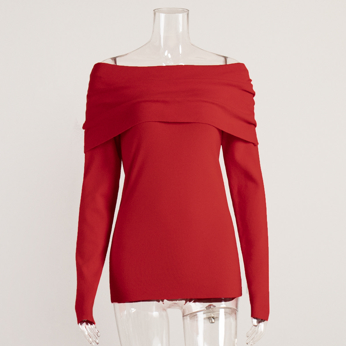 Designer, Figure-flattering, Slimming Wrap-style Knit Sweater For Women
