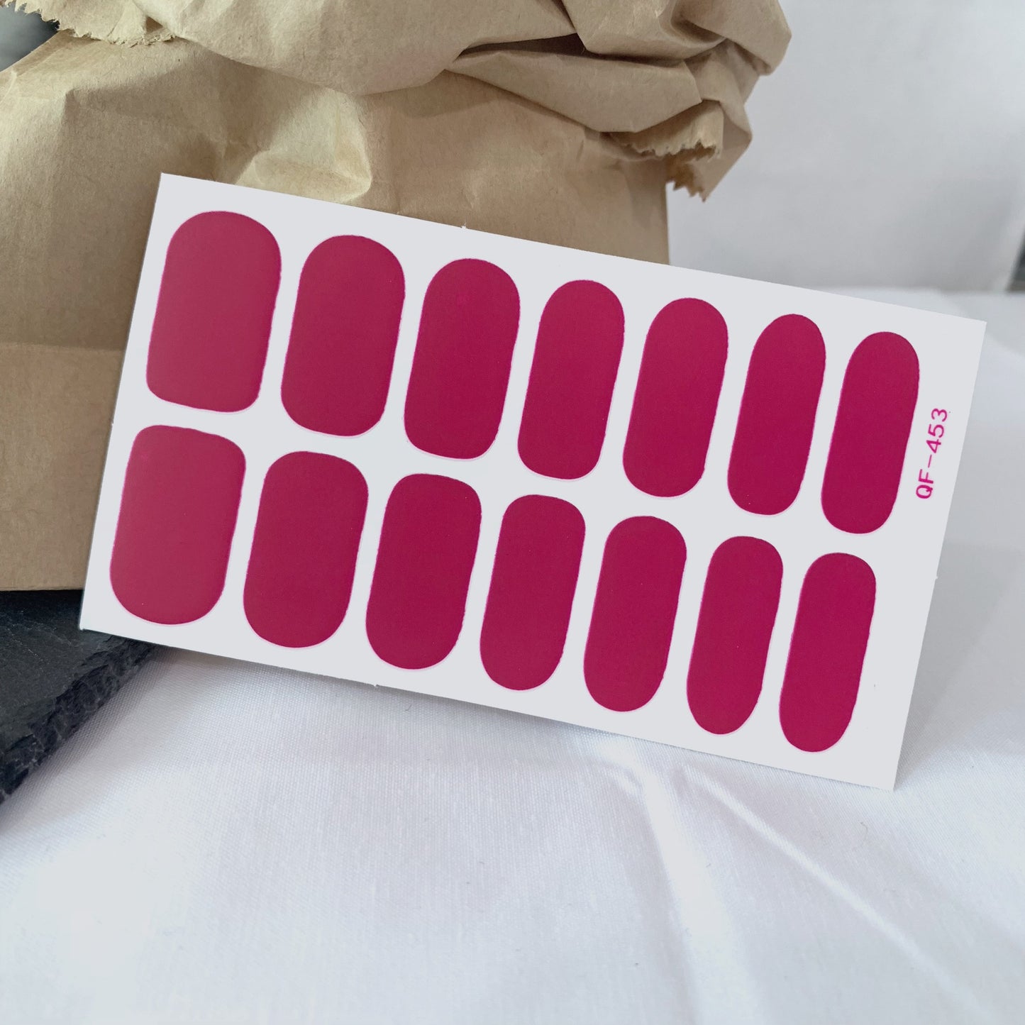 Fashion Tearable Waterproof Nail Sticker