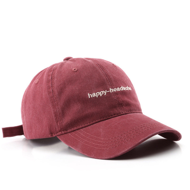 Washed Vintage Lettered EmbroideredOutdoor