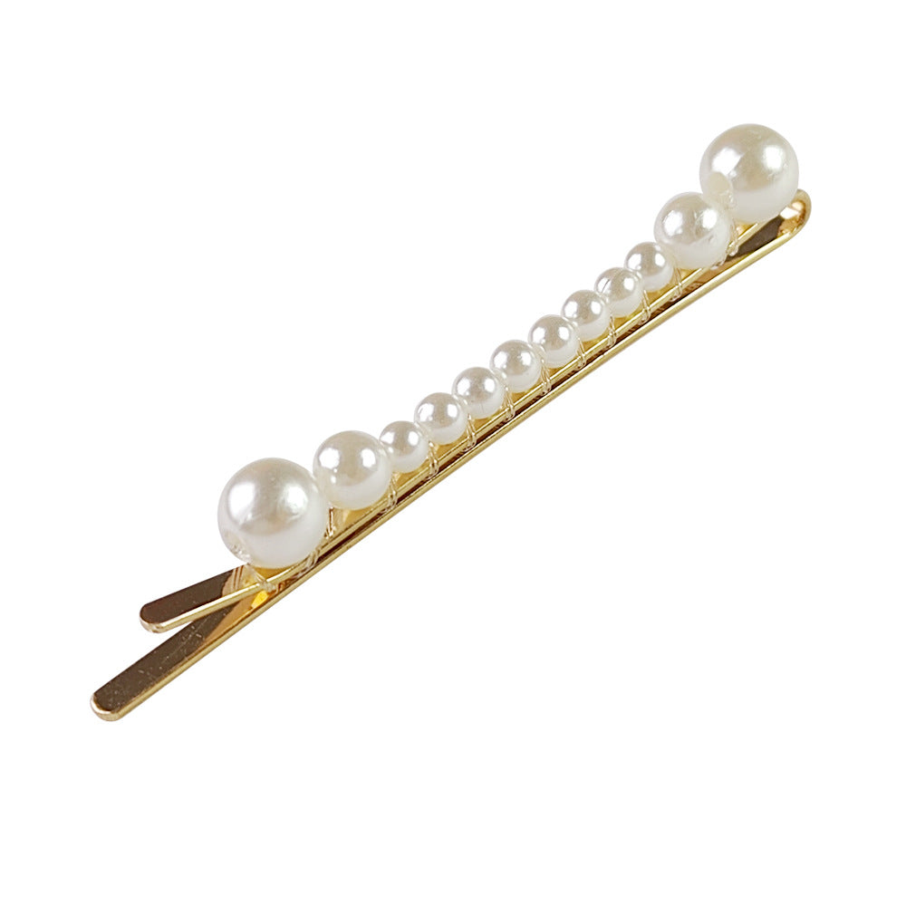 Hair Accessories Pearl Barrettes Updo BB Clip Shredded Hairpin Fishing Thread Hand-woven Hair Clip Bang Side Clip