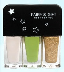 Three-in-one DIY No-bake Tearable Sequined Nail Polish Set