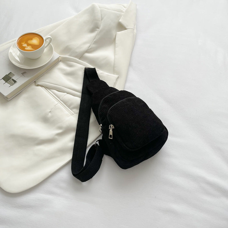 Women's Fashion Casual Solid Color Single Shoulder Crossbody Bag