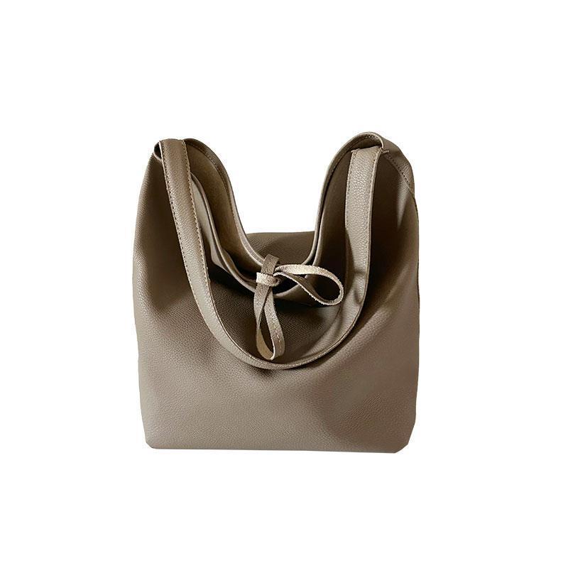 Large Capacity Bucket Shoulder Tote Bag