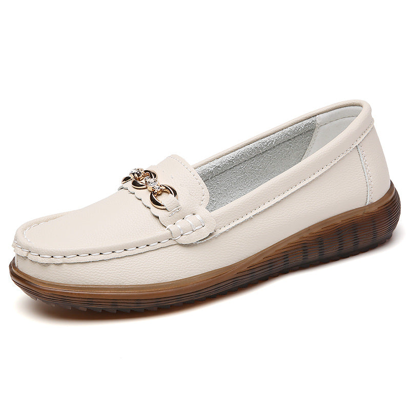 Tendon Bottom Mother Shoes Flat Non-slip Soft Bottom