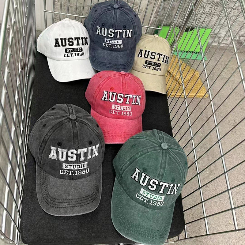 Men's And Women's Fashion Wash Denim Baseball Hat
