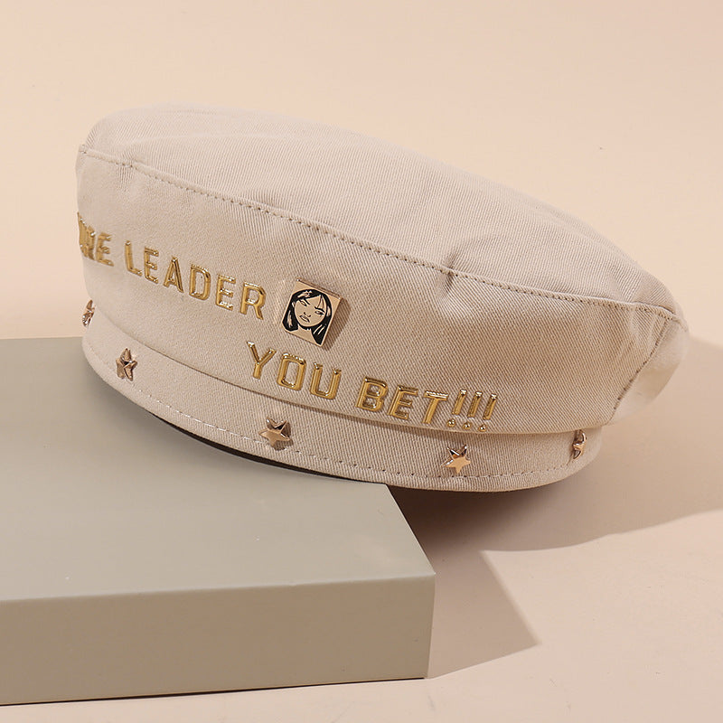 Women's Japanese Fashion Age Reduction Painter Hat