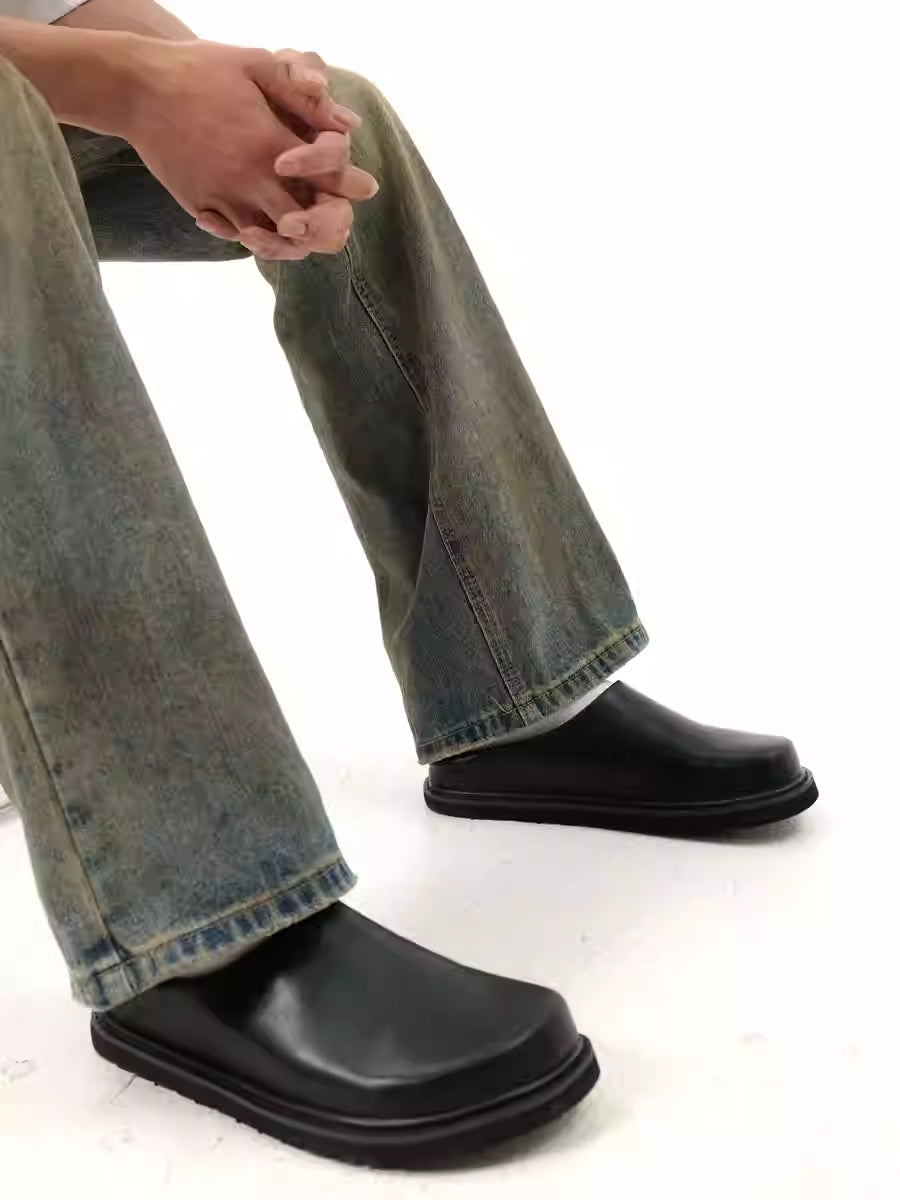 Slip-on Outerwear Big Head Boken Slippers