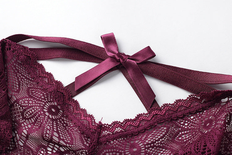 Women's Bow Lace Low Waist Briefs
