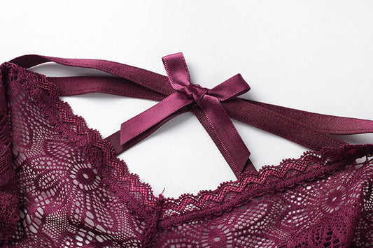 Women's Bow Lace Low Waist Briefs