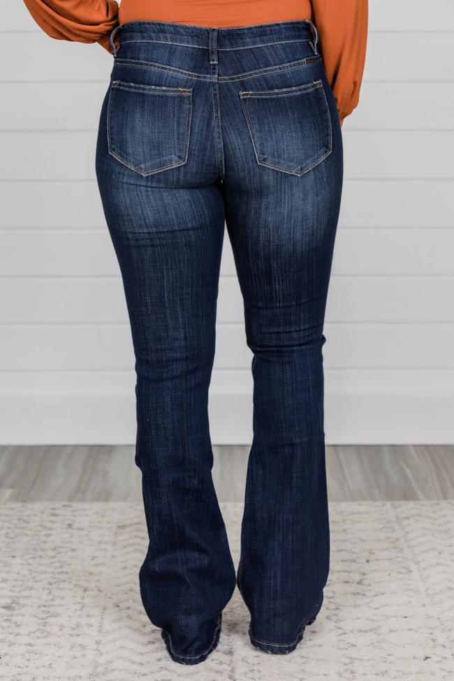 European And American High Waist Stretch Flared Pants