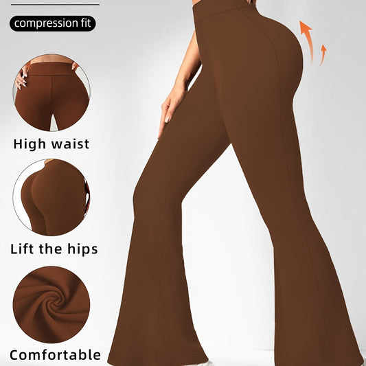 1 Pair Of Women's Bootleg Yoga Pants