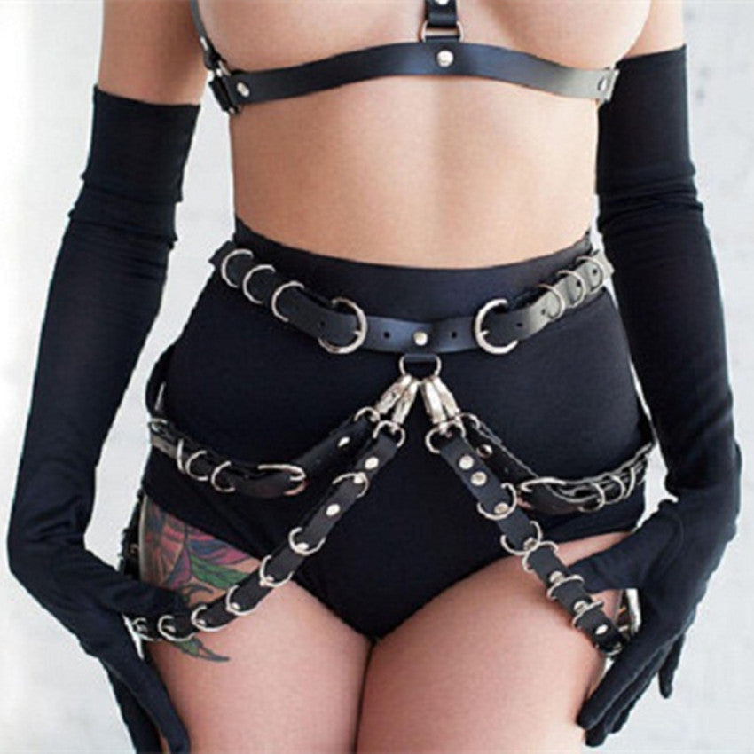 Women's Fashion Hip-hop Waist Chain Leg Ring Trend Jewelry Belt