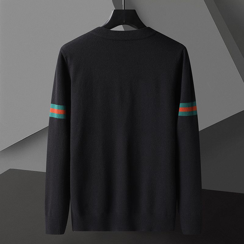 Autumn And Winter Cardigan Sweater Men's Slim Knit Sweater