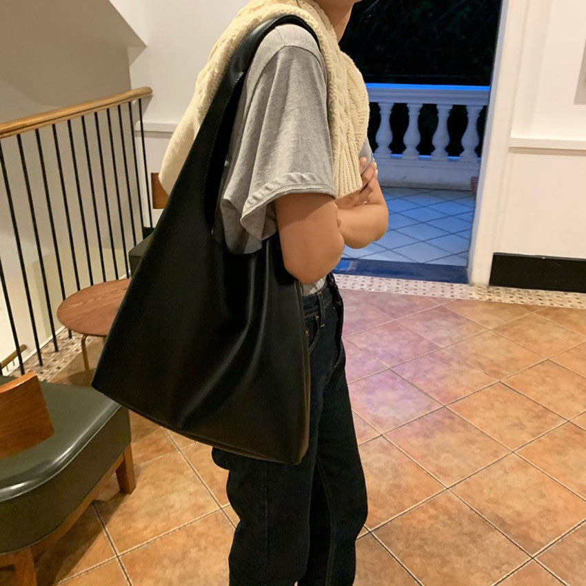New Korea Ins Senior Texture Of Large Capacity Shoulder Tote Bag