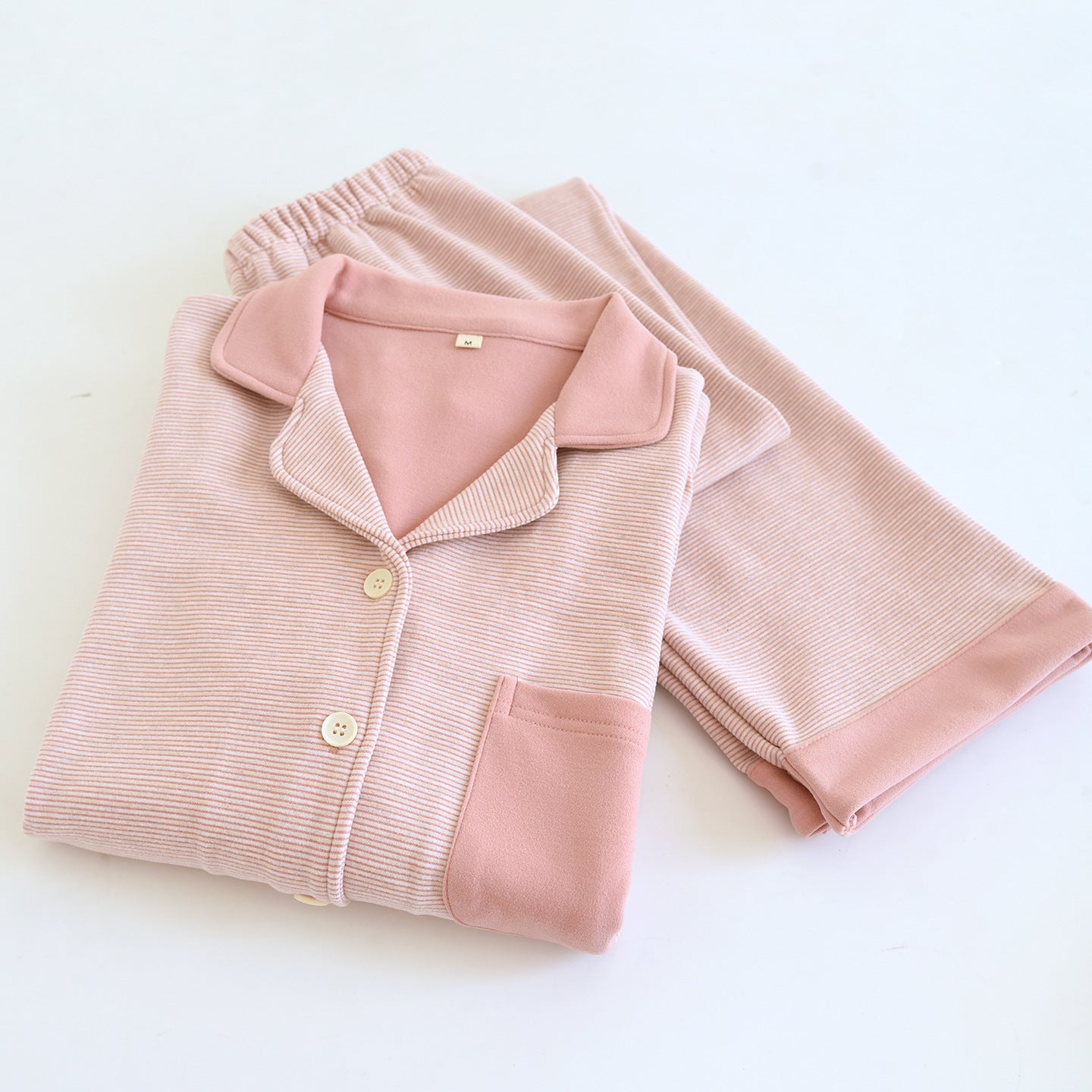 Simple Casual Loose Long-sleeve Pants Homewear Set