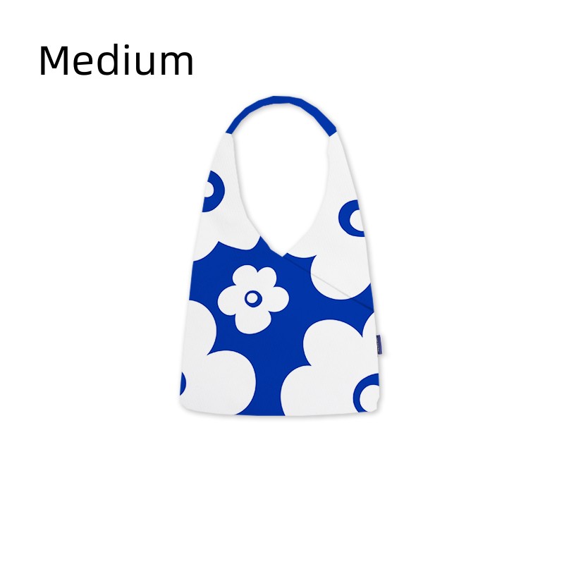 Klein Blue Portable Bucket Bag Large Capacity Canvas Bag