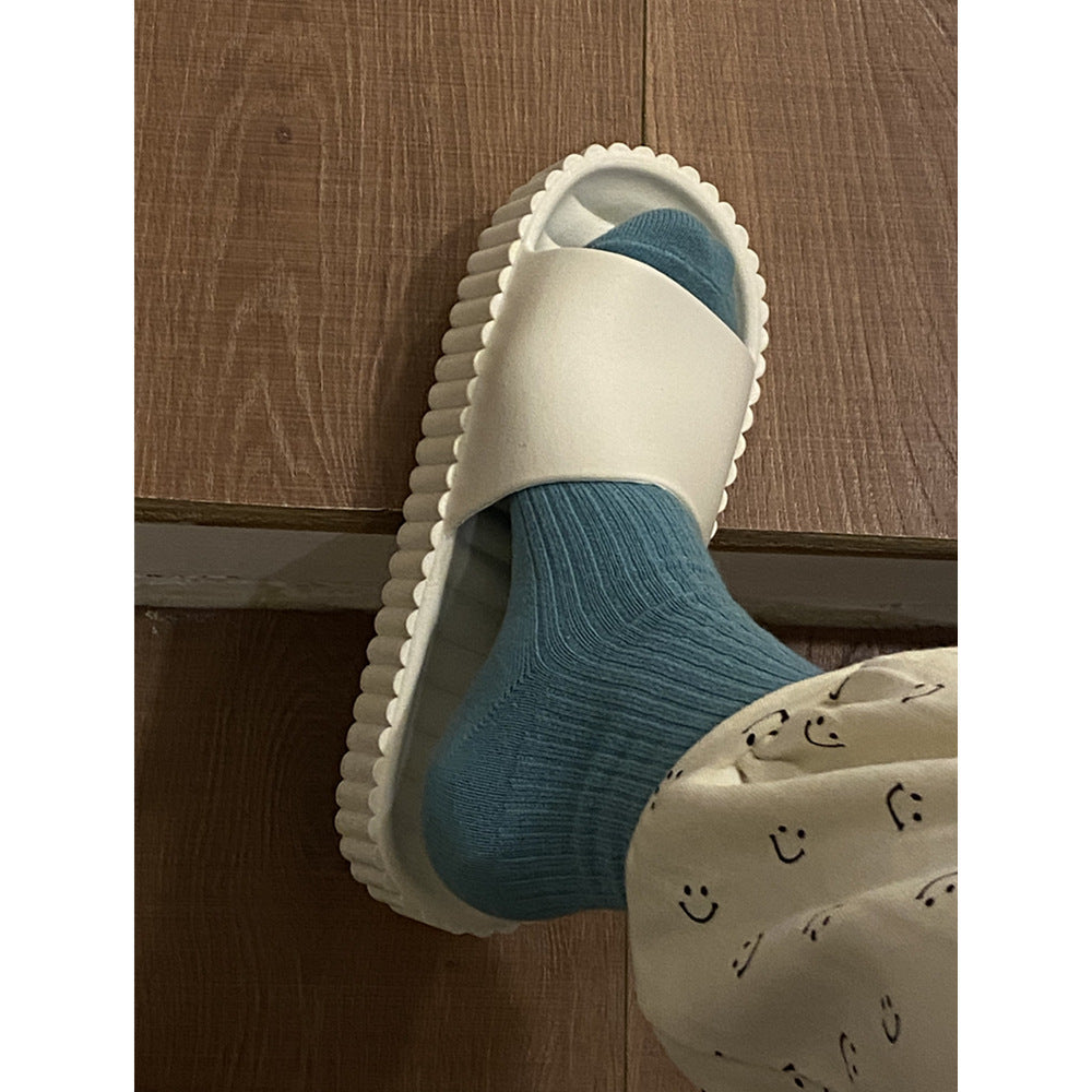Fashion New Women's Summer Bathroom Bath Thick Bottom Sandals And Slippers