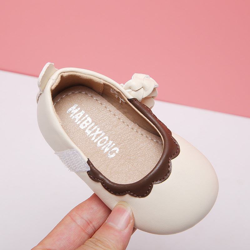 Children's Soft Sole Baby Princess Toddler Single Shoes Girls Small Leather Shoes