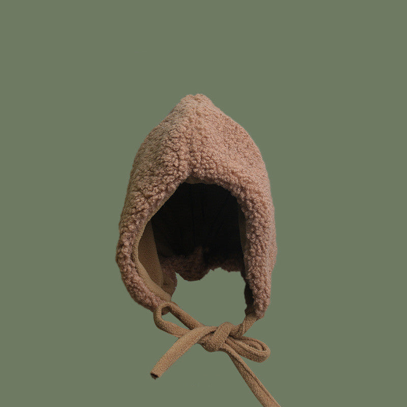 Women's Cute Plush Leifeng Hat With Ear Protection