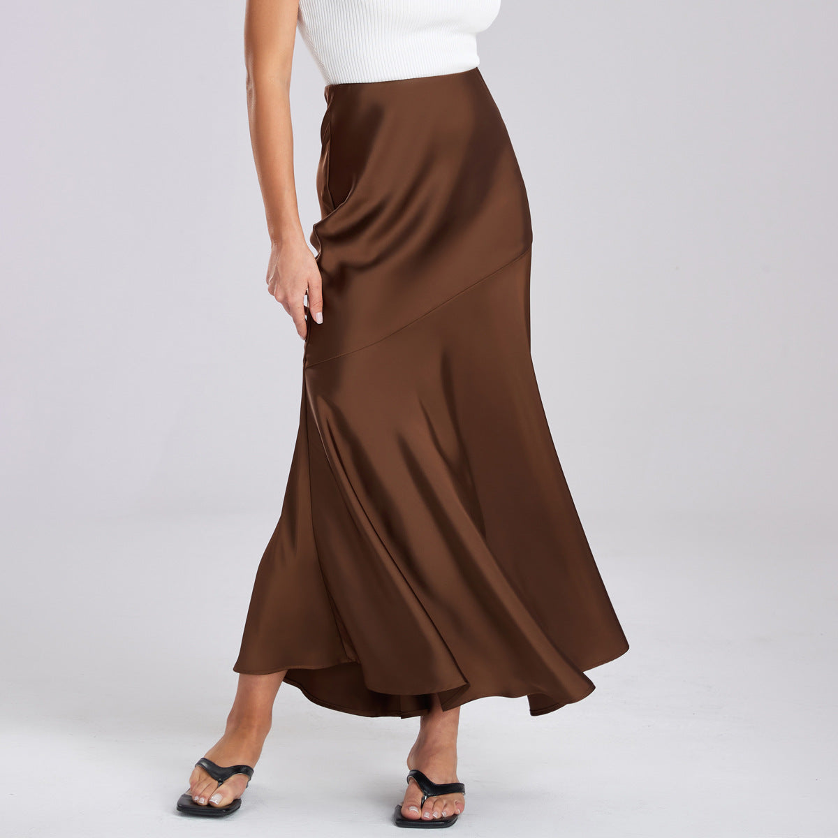 European And American-style Slimming Figure-hugging Maxi Dress