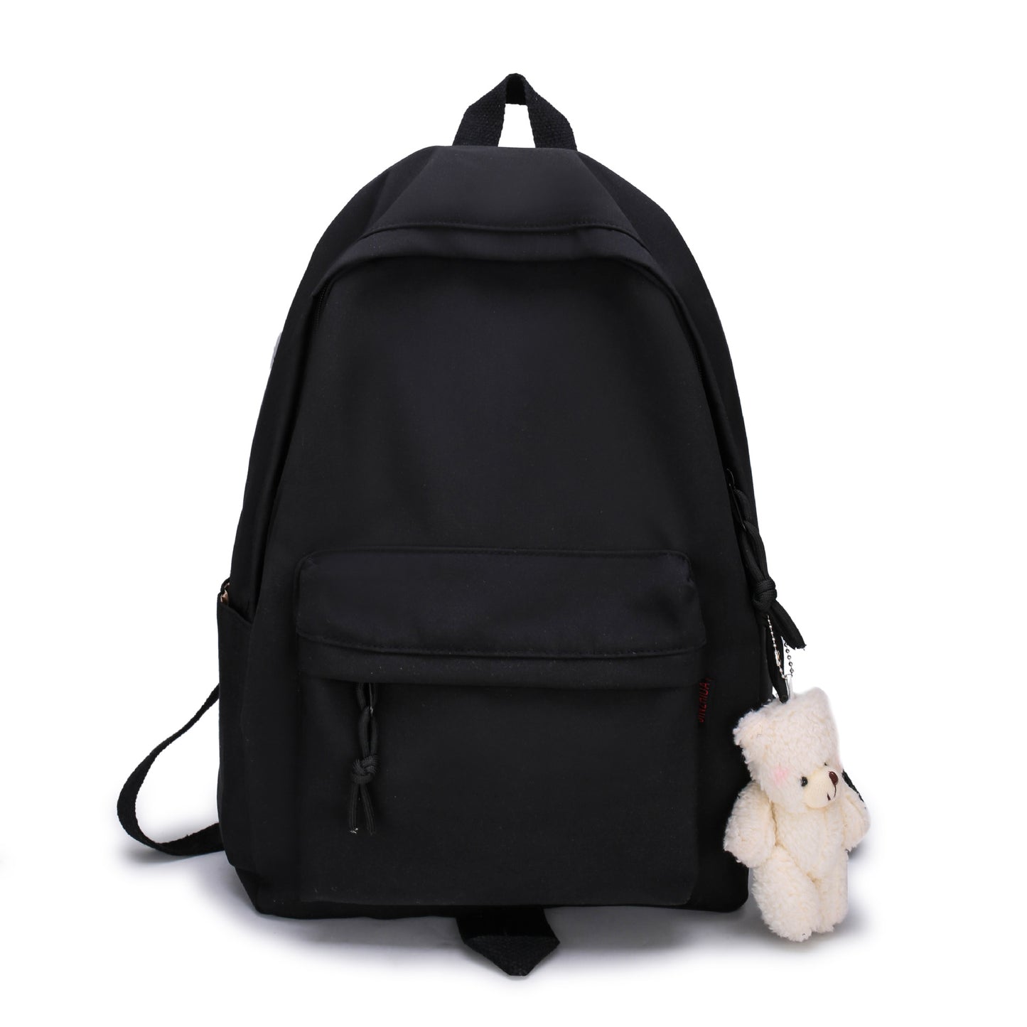 Female College Student Solid Color Large Capacity Harajuku Style Backpack