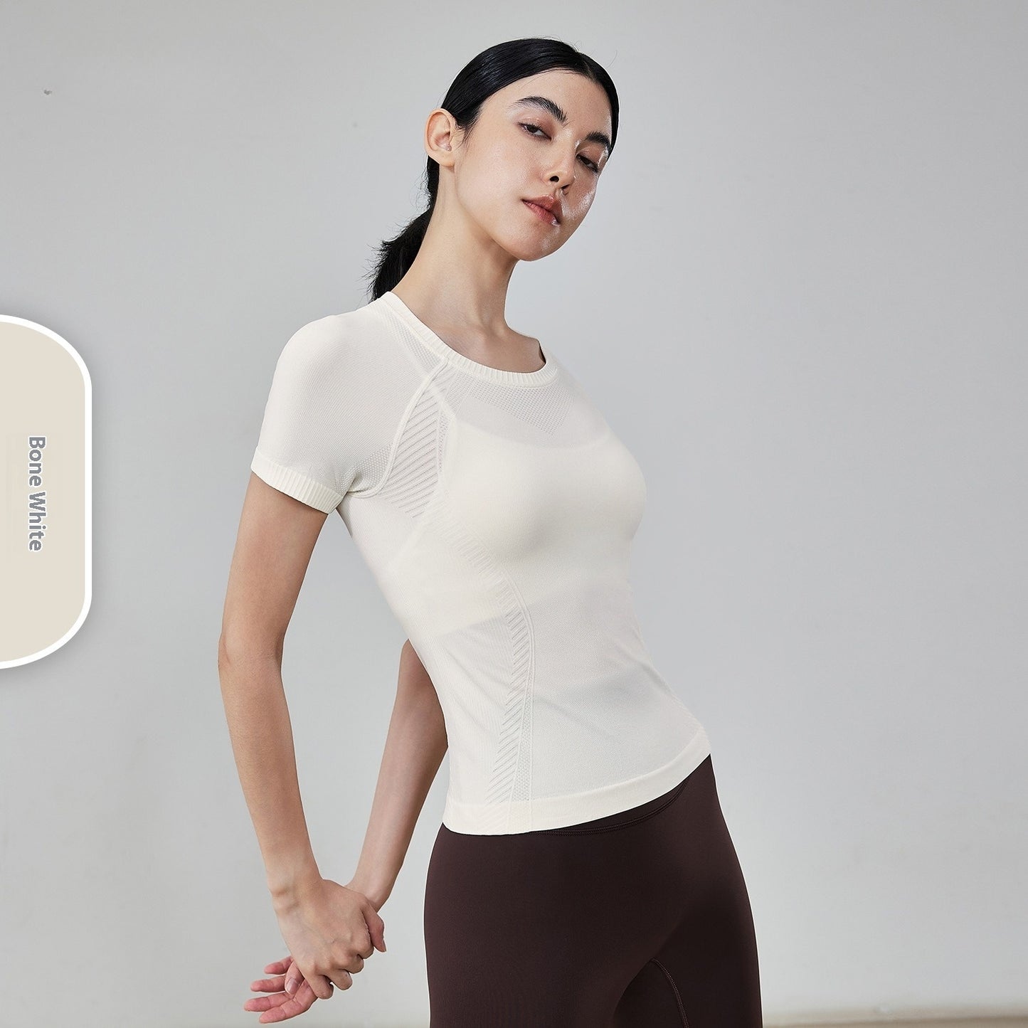 Running Yoga Sports Fitness Women's Thin Short Sleeve