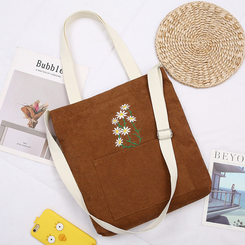 Women's Fashion Casual Single Shoulder Canvas Bag