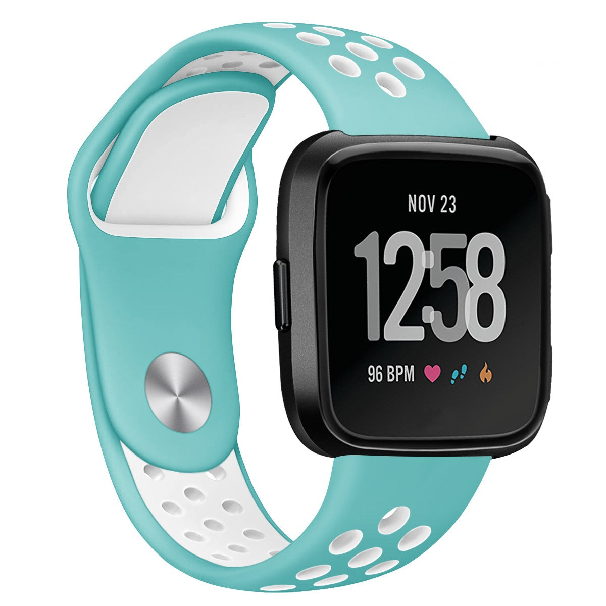 Sports Silicone TPU Breathable Two-color Watchband