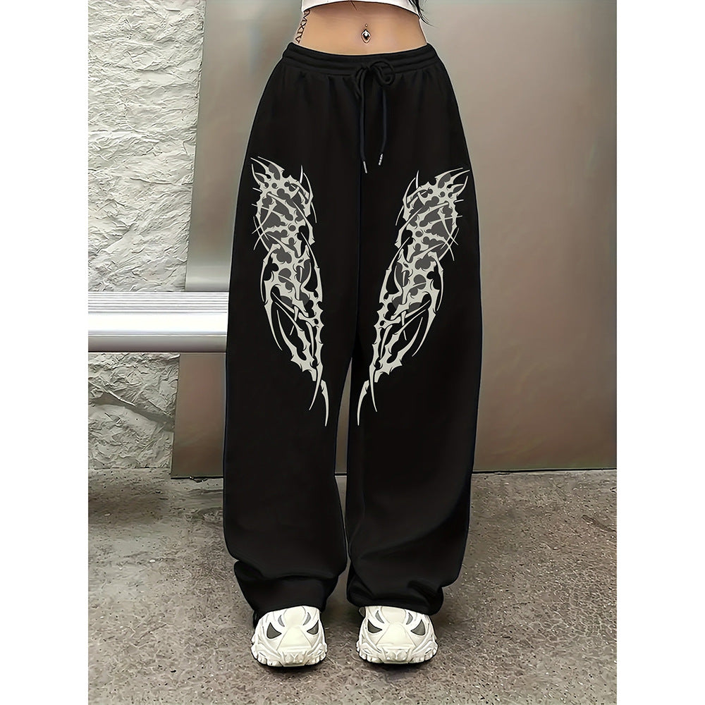 Womens Casual Loose-fitting Straight-legVersatile Long Pants