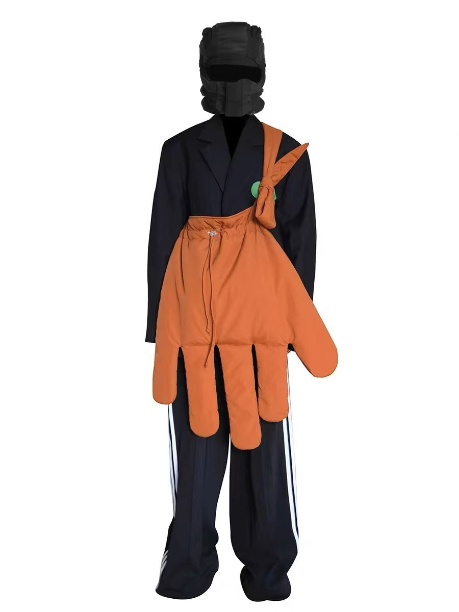 Nylon Tooling Large Gloves Crossbody Bag