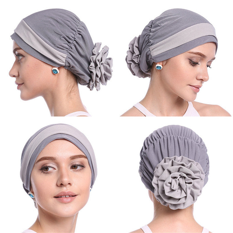 Fashion Double Color Board Bead Caps