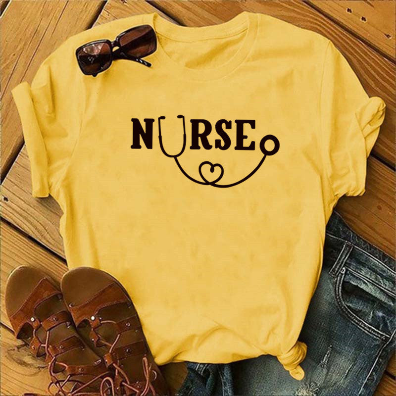 Women's Christmas Animal Flower Short Sleeve