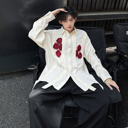 Mens Shirt With A Minimalist Stylish Design For A Sophisticated Casual Look