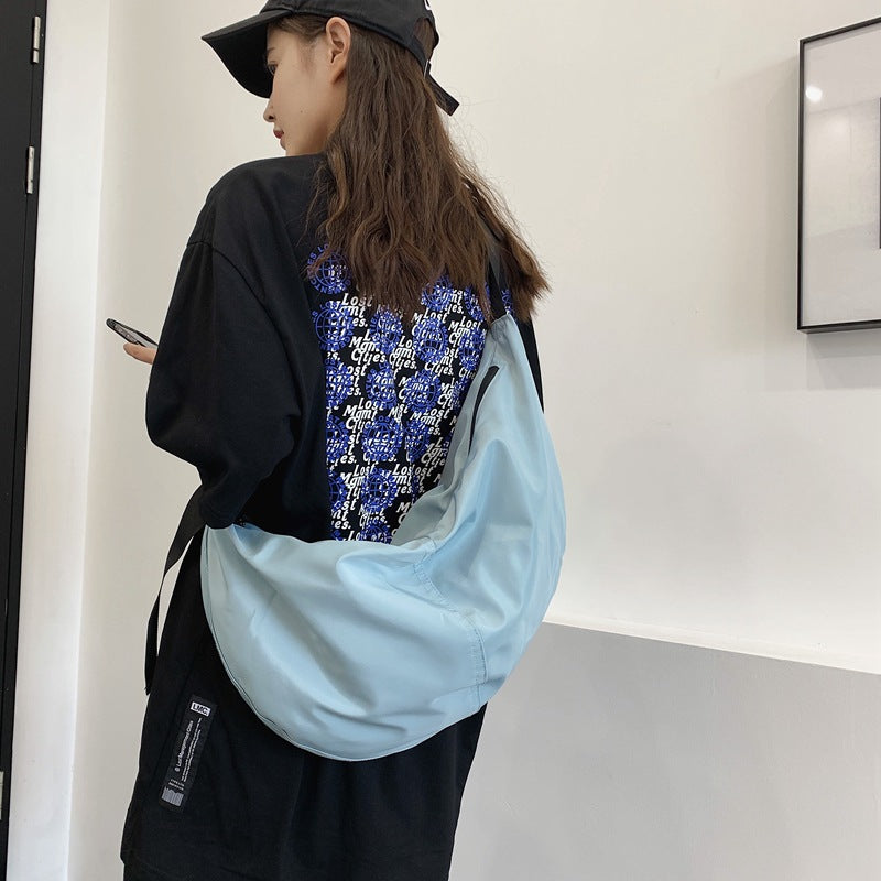 Workwear Nylon Student Messenger Bag Female